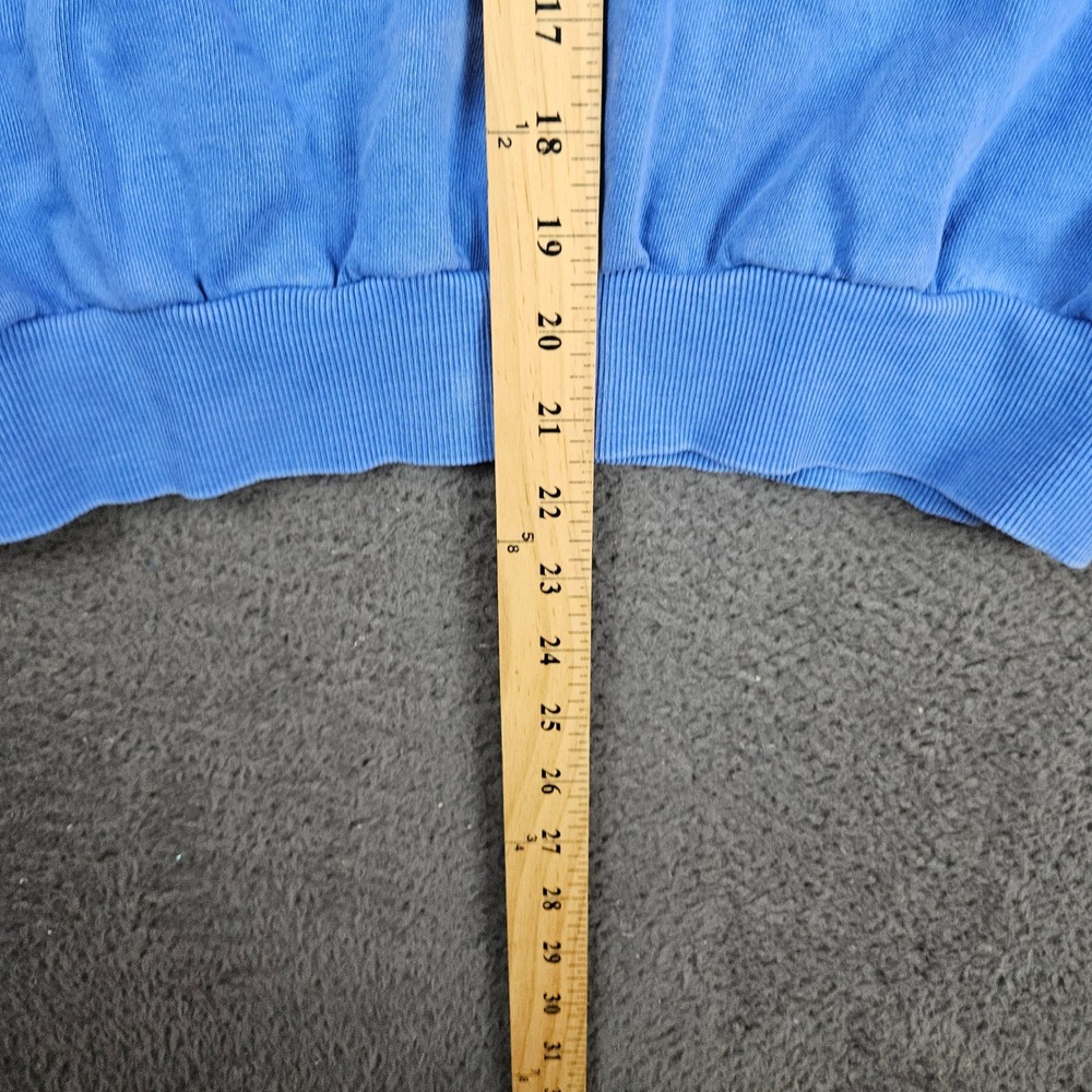 Pilcro Anthropologie Blue Puff Short Sleeve French Terry Sweatshirt Small - Picture 3 of 7